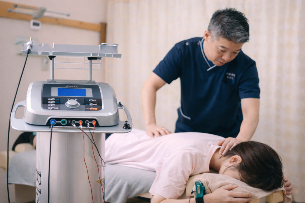 柏接骨院での丁寧な施術