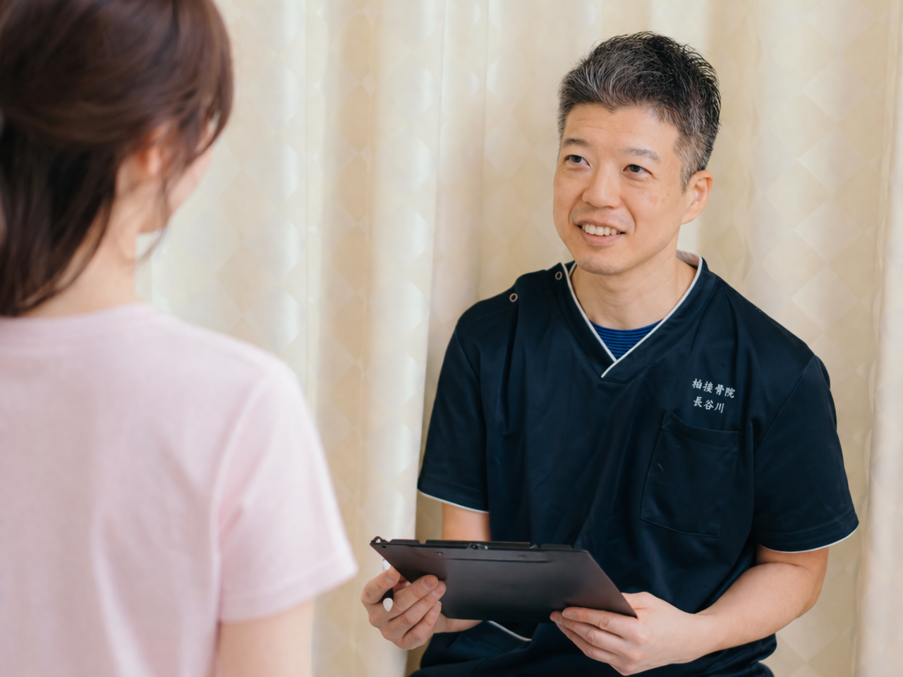 問診の様子